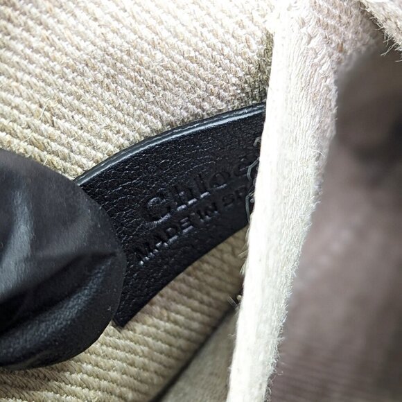 Chloe Penelope Women's Braid Detail Mini Shoulder Bag in Black (MSRP $2,090) - Picture 10 of 11